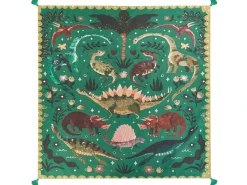 Best Beliani Coperta per picnic TUZIANI 200 x 200 cm Verde Marrone Verde