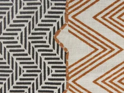 Outlet Beliani Coperta PRODDATUR Cotone 130 x 180 cm Multicolore Beige Giallo Nero Multicolore