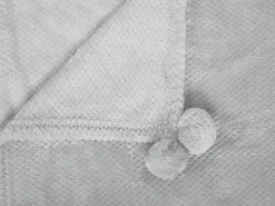New Beliani Coperta SAITLER chiaro Grigio