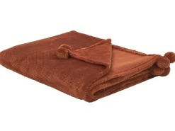 Online Beliani Coperta SAITLER 200 x 220 cm dorato Marrone