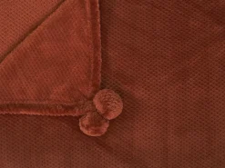Online Beliani Coperta SAITLER 200 x 220 cm dorato Marrone