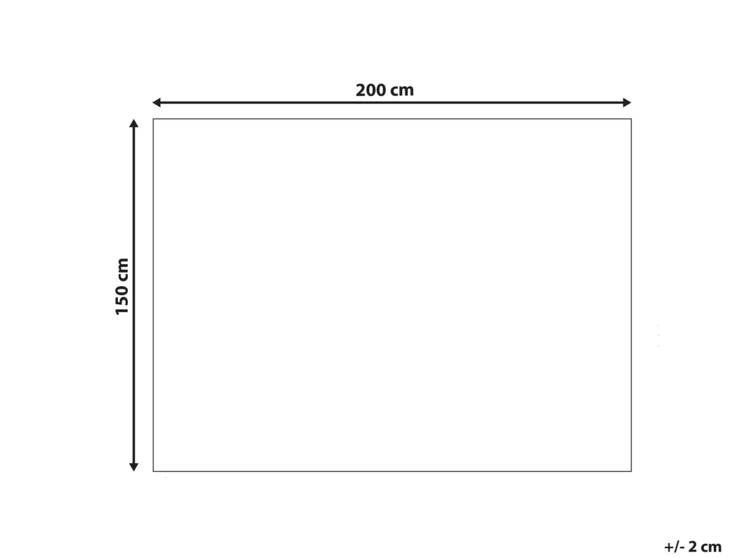 Outlet Beliani Coperta SALKA Finta pelliccia Bianco
