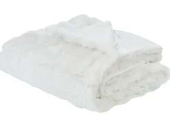Best Beliani Coperta SALKA Finta pelliccia Bianco