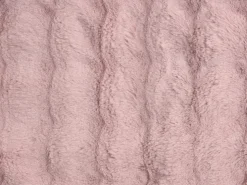 New Beliani Coperta SALKA Finta pelliccia 200 x 220 cm pastello Rosa
