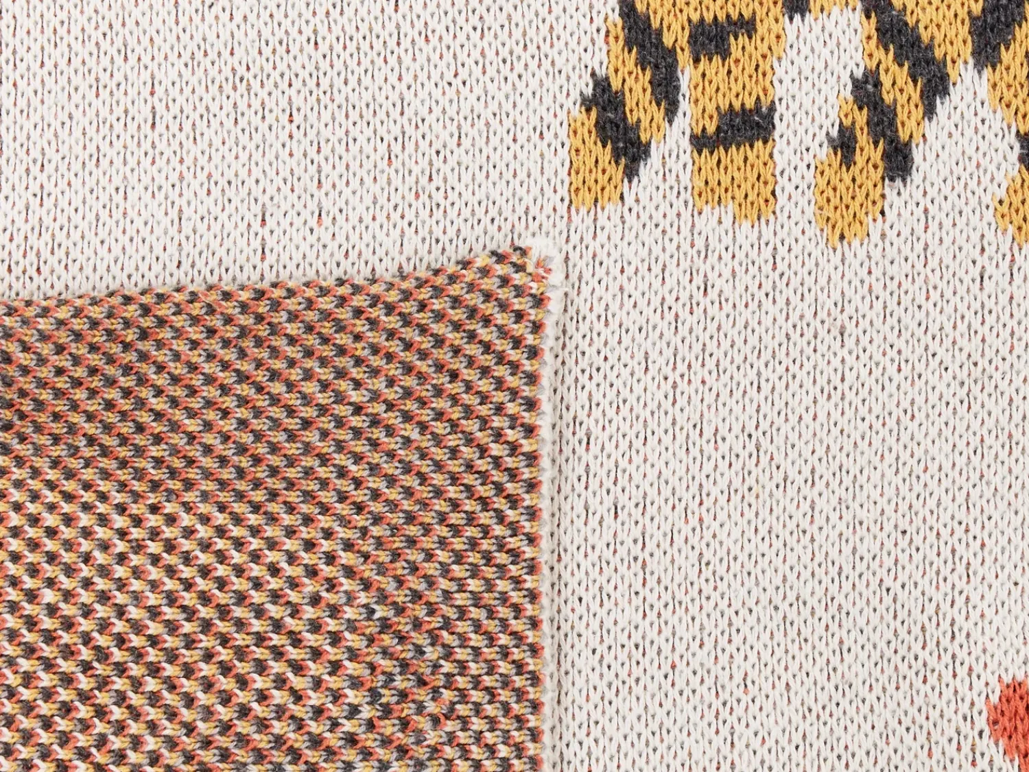 Discount Beliani Coperta SAMEO Cotone 130 x 170 cm Multicolore Beige Giallo Grigio Nero Multicolore