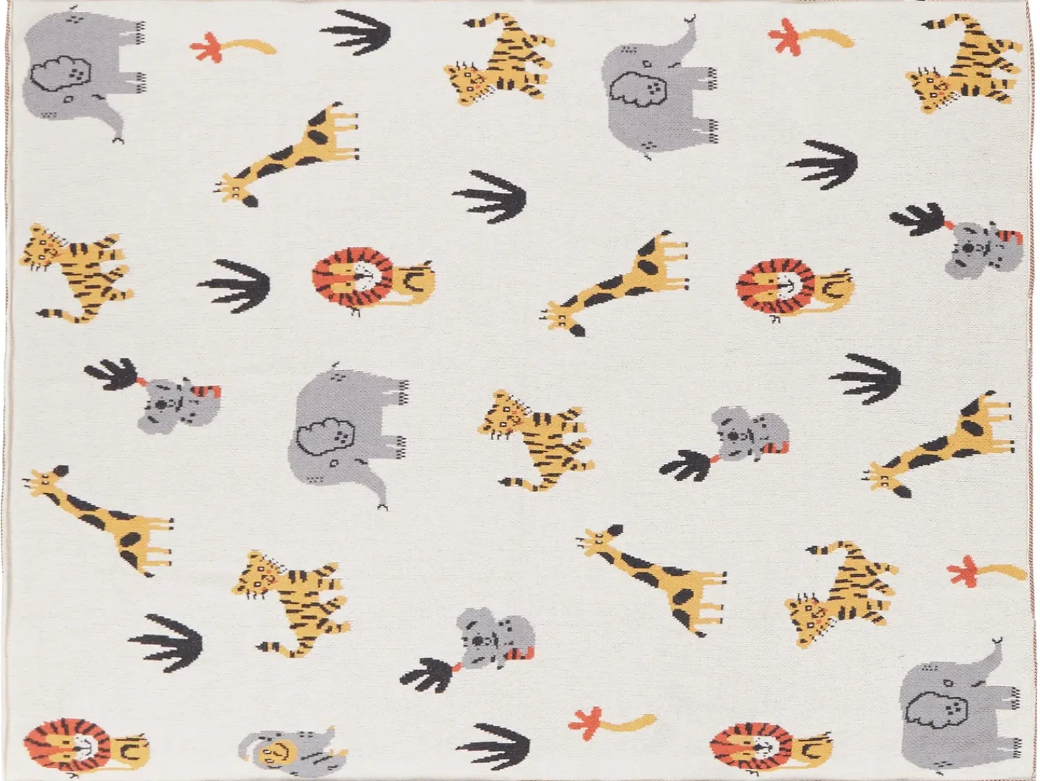 Discount Beliani Coperta SAMEO Cotone 130 x 170 cm Multicolore Beige Giallo Grigio Nero Multicolore