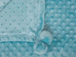 Online Beliani Coperta SAMUR Azzurro Blu