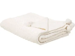 Best Beliani Coperta SAMUR 150 x 200 cm sporco Bianco