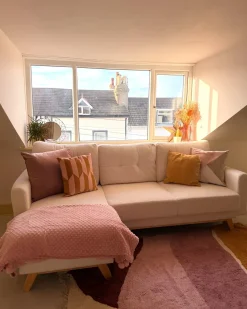 Best Beliani Coperta SAMUR Rosa