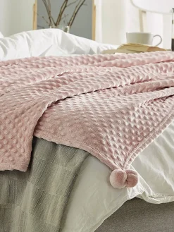 Best Beliani Coperta SAMUR Rosa