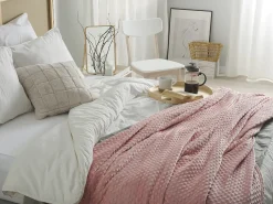 Best Beliani Coperta SAMUR Rosa