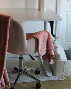 Best Beliani Coperta SAMUR Rosa