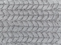 Best Beliani Coperta SARASWATI chiaro Grigio