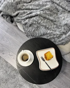 Best Beliani Coperta SARASWATI chiaro Grigio