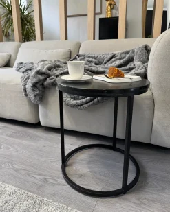Best Beliani Coperta SARASWATI chiaro Grigio