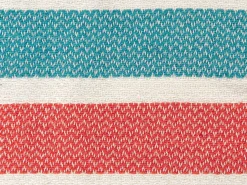 Clearance Beliani Coperta SENBUK 130 x 150 cm Multicolore Bianco Blu Rosso Multicolore