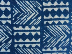 Discount Beliani Coperta SHIVPURI Cotone 130 x 180 cm Blu