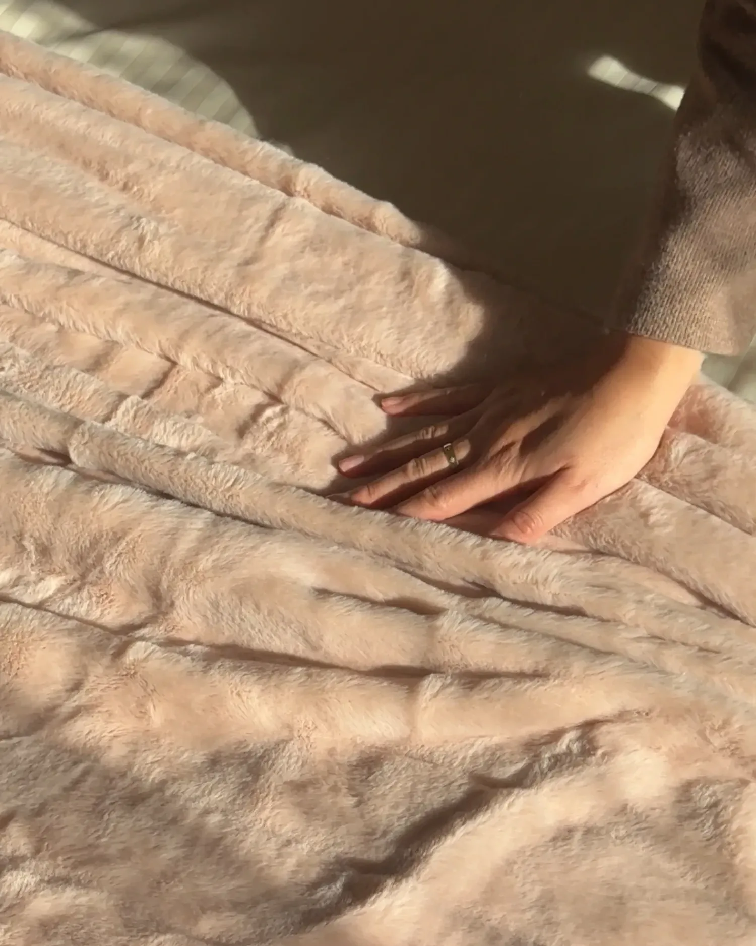 New Beliani Coperta SMAHRA pastello Rosa
