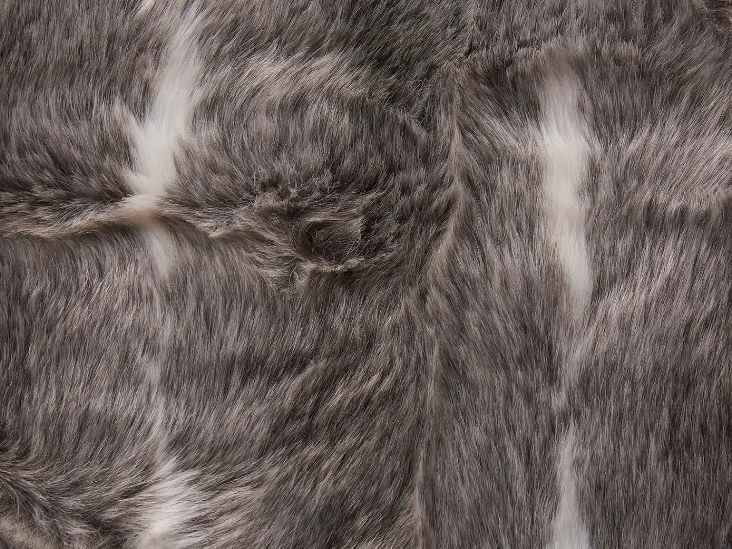 Beliani Coperta TADDART Tessuto Marrone Bianco Marrone Grigio