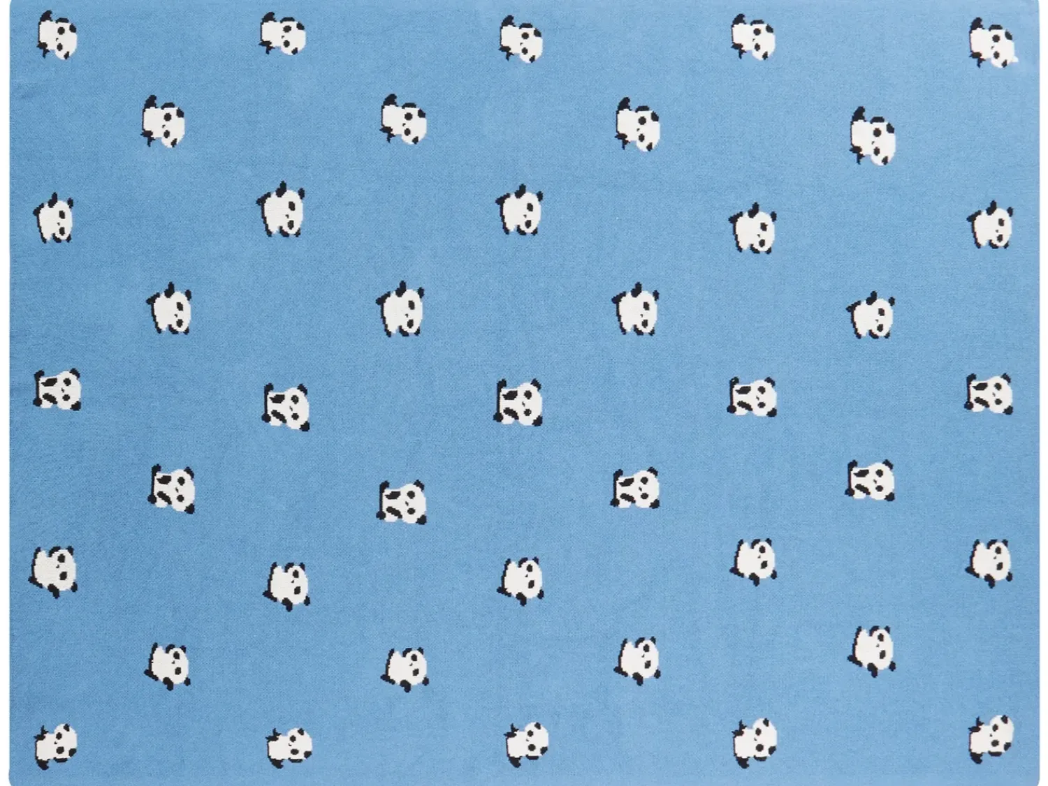 Sale Beliani TALOKAN Cotone 130 x 170 cm Blu Bianco Blu Nero
