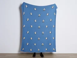 Sale Beliani TALOKAN Cotone 130 x 170 cm Blu Bianco Blu Nero