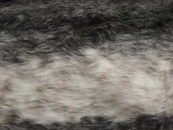 Sale Beliani Coperta TAZA Tessuto Grigio Bianco Grigio