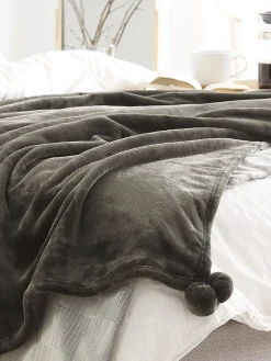 Best Beliani Coperta TERKE 200 x 220 cm scuro Grigio