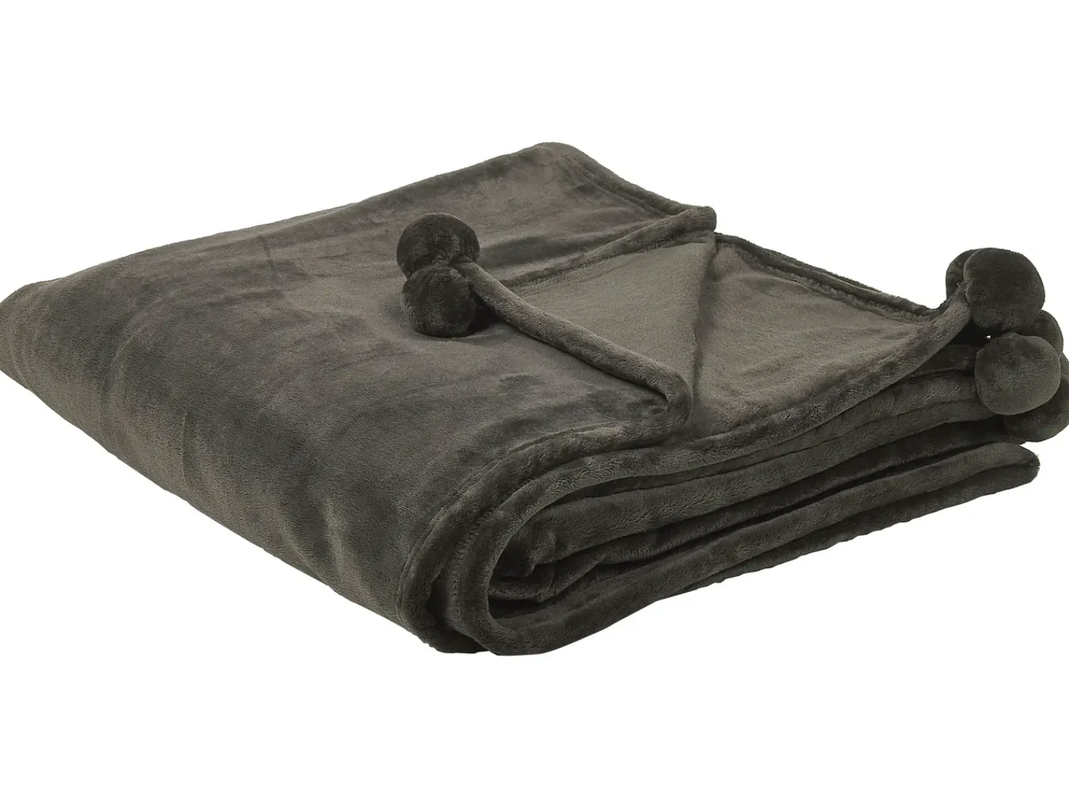 Best Beliani Coperta TERKE 200 x 220 cm scuro Grigio