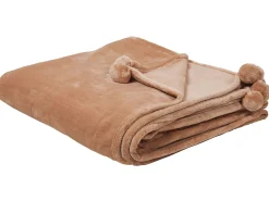 Hot Beliani Coperta TERKE 200 x 220 cm chiaro Marrone
