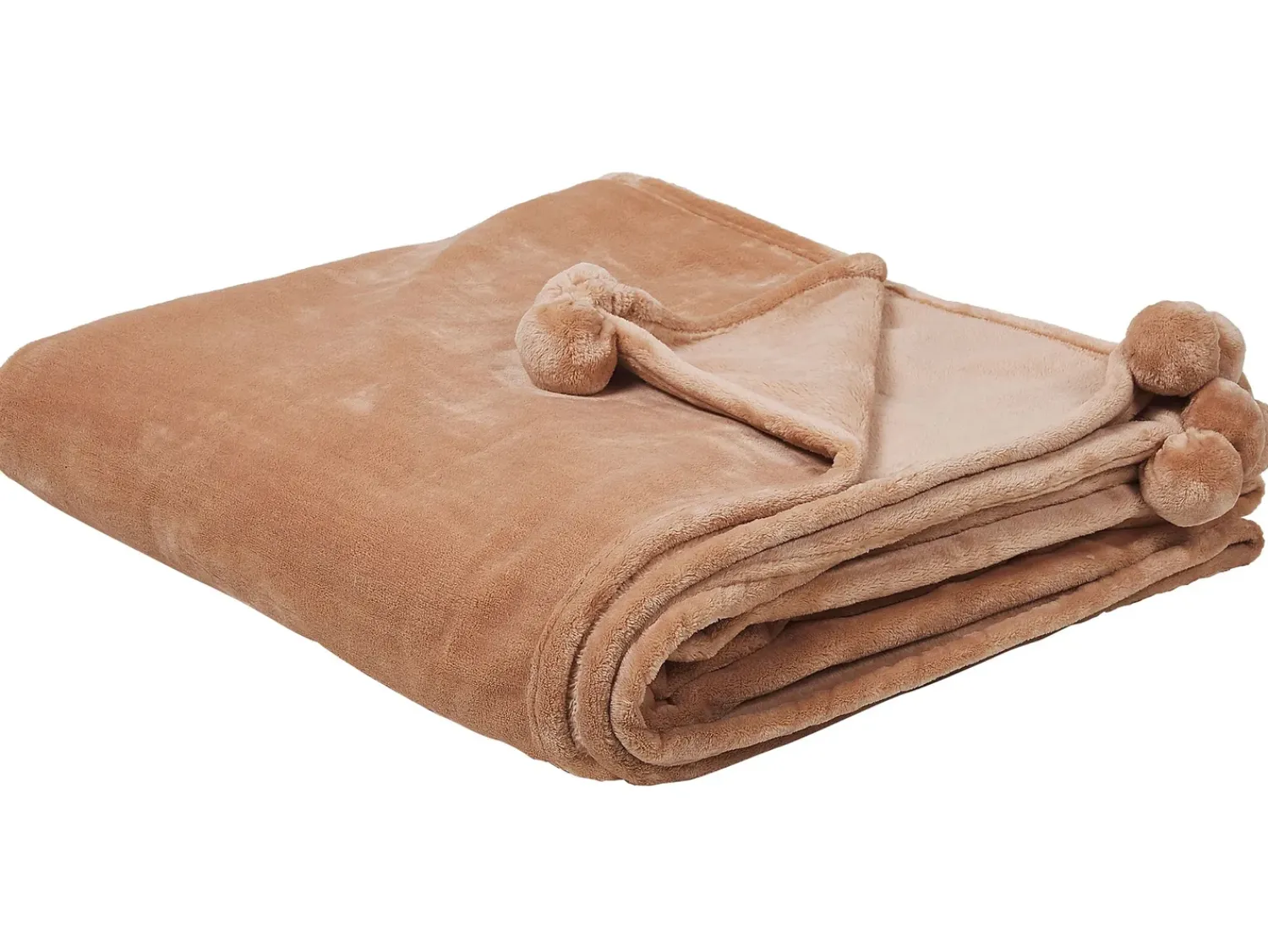 Hot Beliani Coperta TERKE 200 x 220 cm chiaro Marrone