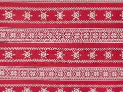 Hot Beliani Coperta VANTAA 150 x 200 cm Rosso Bianco Rosso