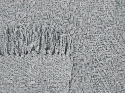 Online Beliani Coperta VELLA Cotone Grigio