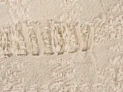 New Beliani Coperta VELLA sporco Bianco