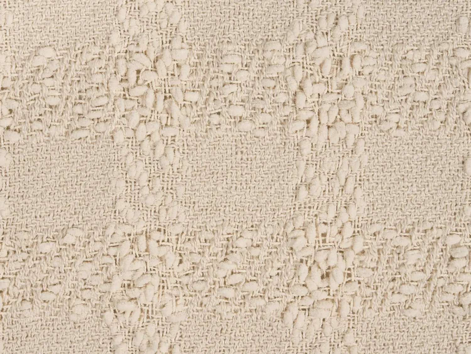 New Beliani Coperta VELLA sporco Bianco