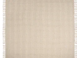 New Beliani Coperta VELLA sporco Bianco