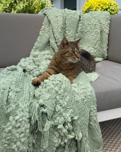 New Beliani Coperta VELLA Verde