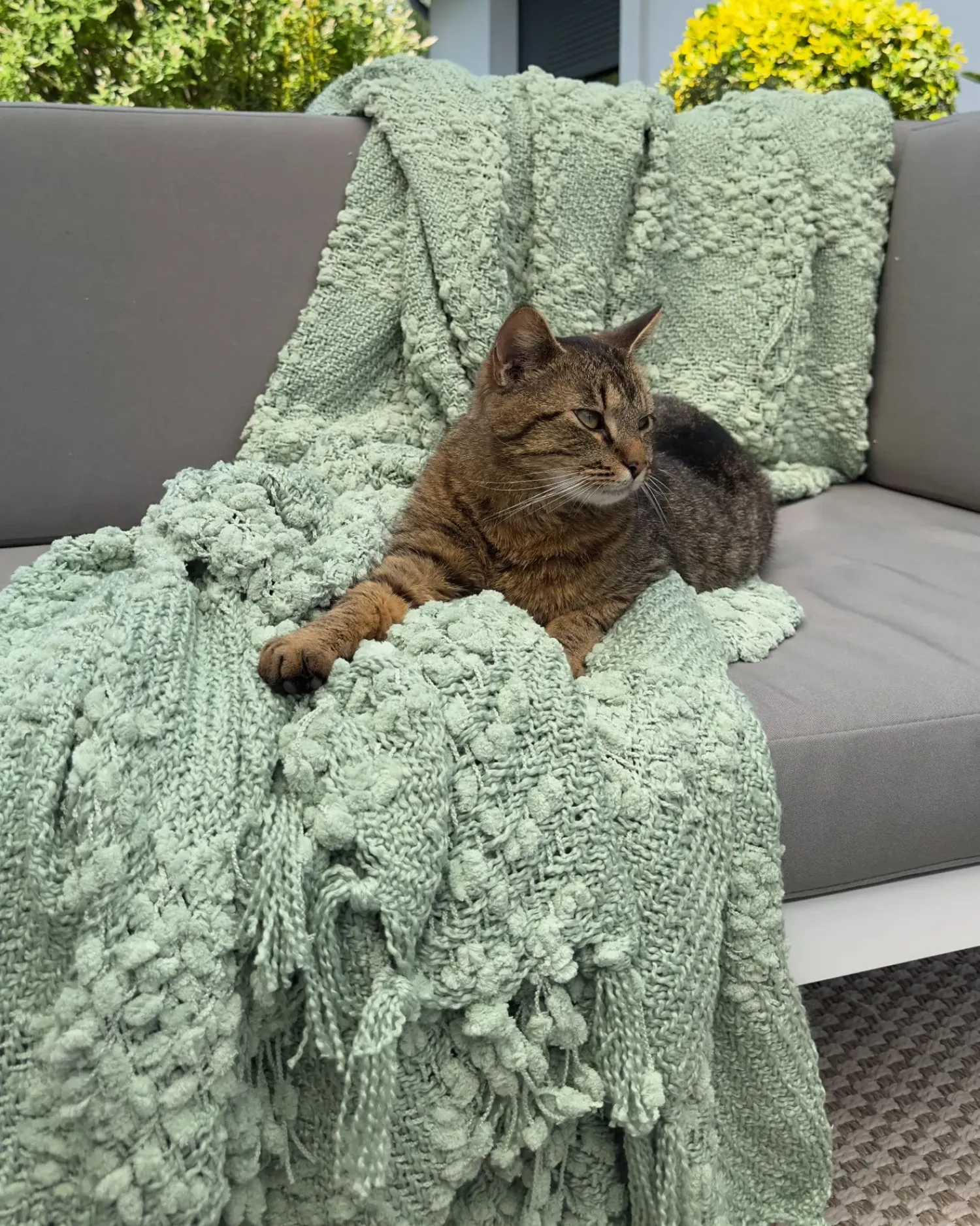 New Beliani Coperta VELLA Verde