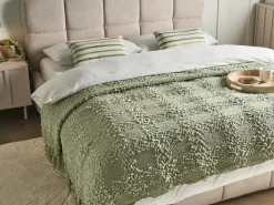 New Beliani Coperta VELLA Verde
