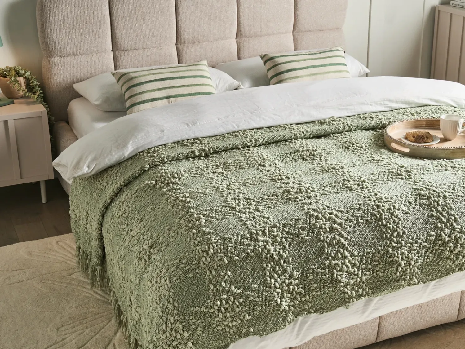 New Beliani Coperta VELLA Verde