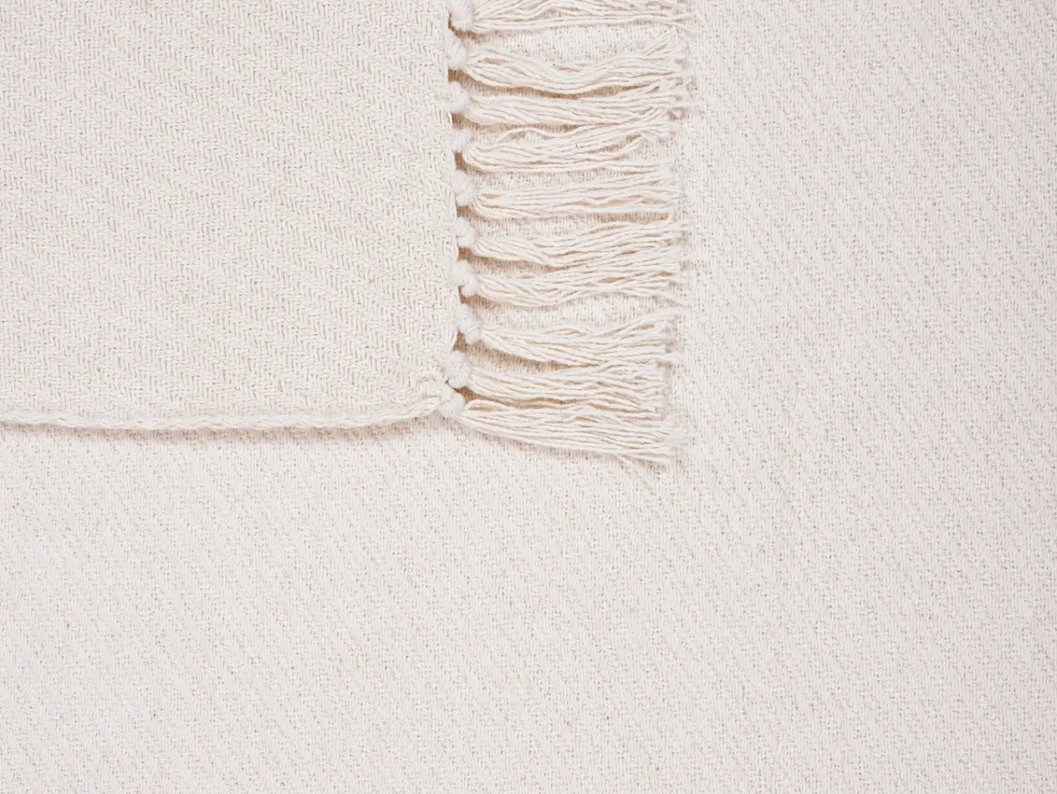 Beliani Coperta YARSA Cotone 125 x 150 cm Beige
