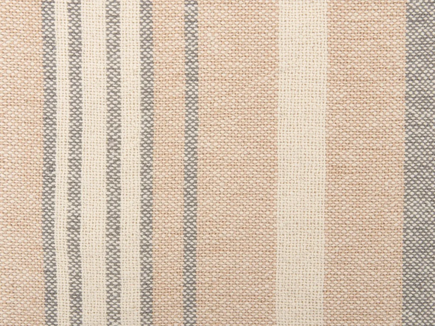 New Beliani Coperta YARSELI Cotone 130 x 170 cm Beige Beige Bianco Nero
