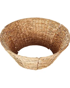 Hot Beliani Copri base per albero di Natale FLATEYRI Giacinto d'acqua Naturale Beige Naturale