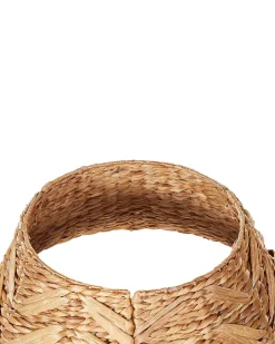 Hot Beliani Copri base per albero di Natale FLATEYRI Giacinto d'acqua Naturale Beige Naturale