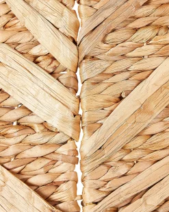 Hot Beliani Copri base per albero di Natale FLATEYRI Giacinto d'acqua Naturale Beige Naturale