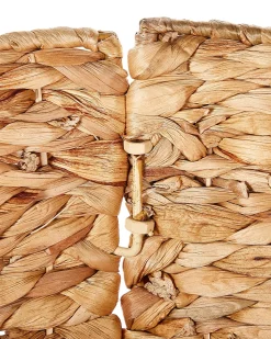 Hot Beliani Copri base per albero di Natale FLATEYRI Giacinto d'acqua Naturale Beige Naturale