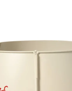 Best Beliani Copri base per albero di Natale IMATRA Ferro Beige 65 cm Beige Rosso
