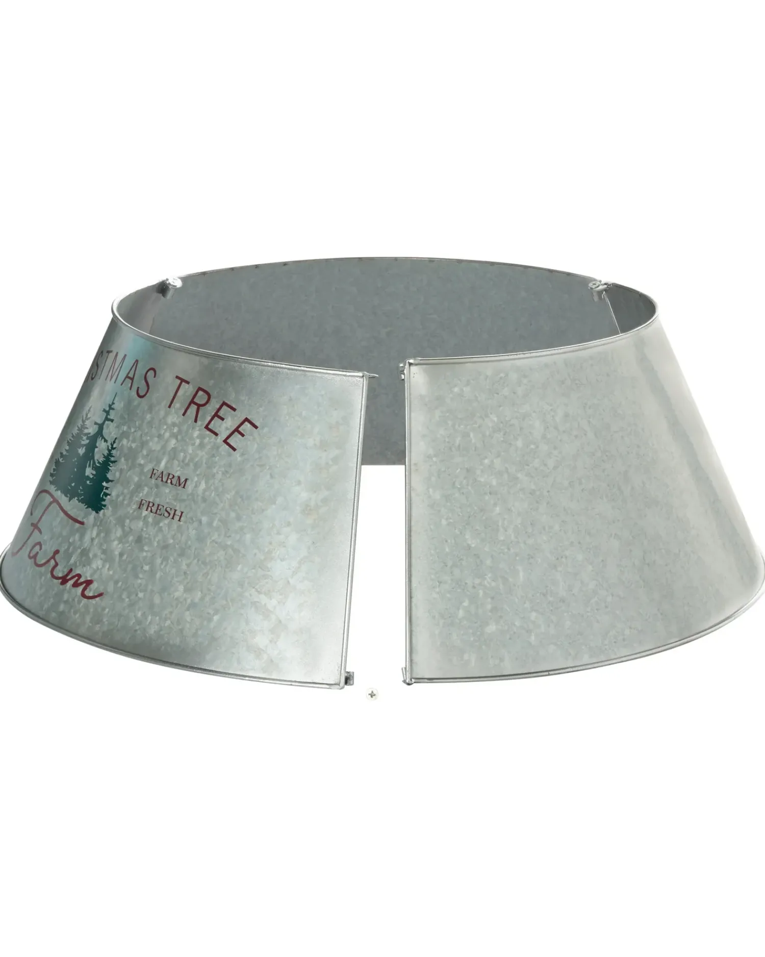 Sale Beliani Copri base per albero di Natale ROVANIEMI Ferro 65 cm Argento