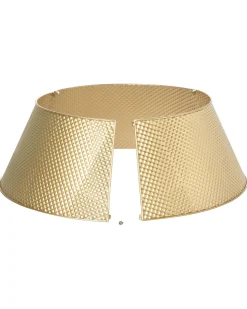 Discount Beliani Copri base per albero di Natale LAPUA Ferro 64 cm Oro