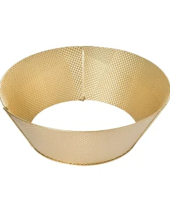 Discount Beliani Copri base per albero di Natale LAPUA Ferro 64 cm Oro