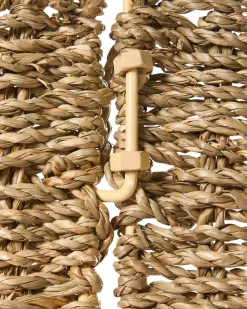 Outlet Beliani Copri base per albero di Natale VUOTSO Alghe marine Naturale